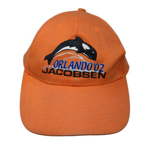 Orlando '02 Jacobsen Slideback Baseball Cap Orange OS Adjustable Stylemaster